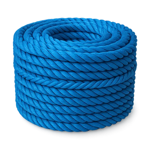 Канат полипропиленовый тросовой свивки 3-х прядный 18 мм